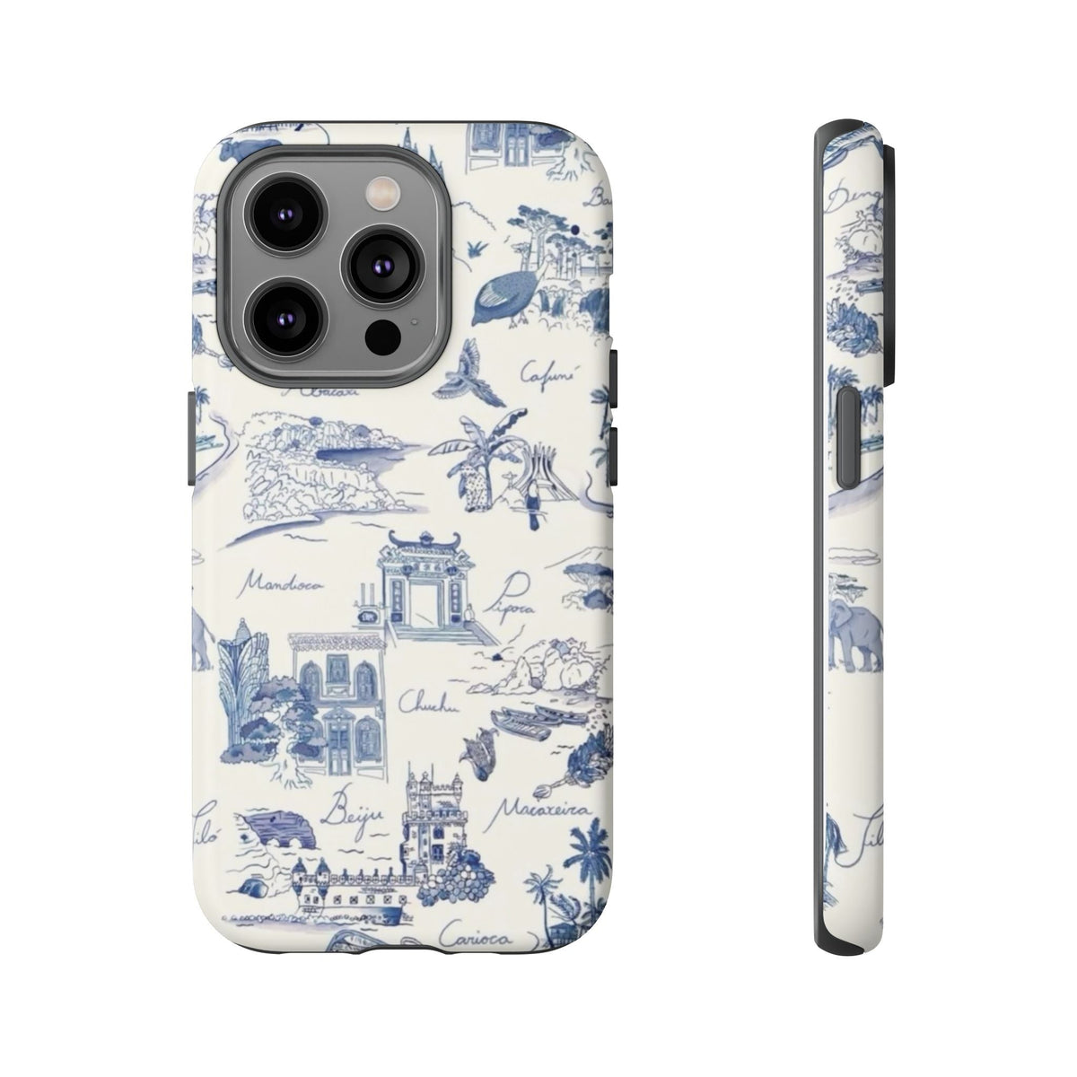 Crimson Bloom Premium Tough Shining Phone Case (Double Layer) Available For All iPhone Models