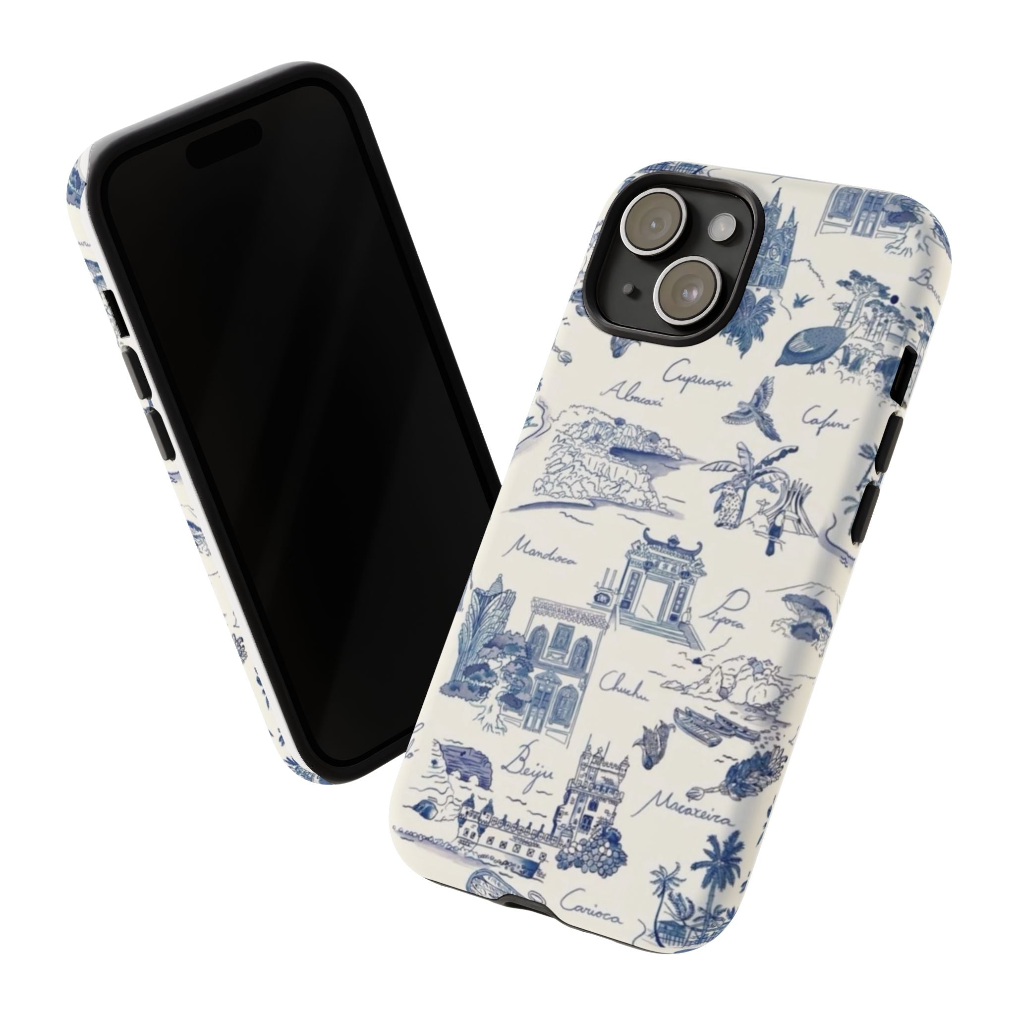 Crimson Bloom Premium Tough Shining Phone Case (Double Layer) Available For All iPhone Models