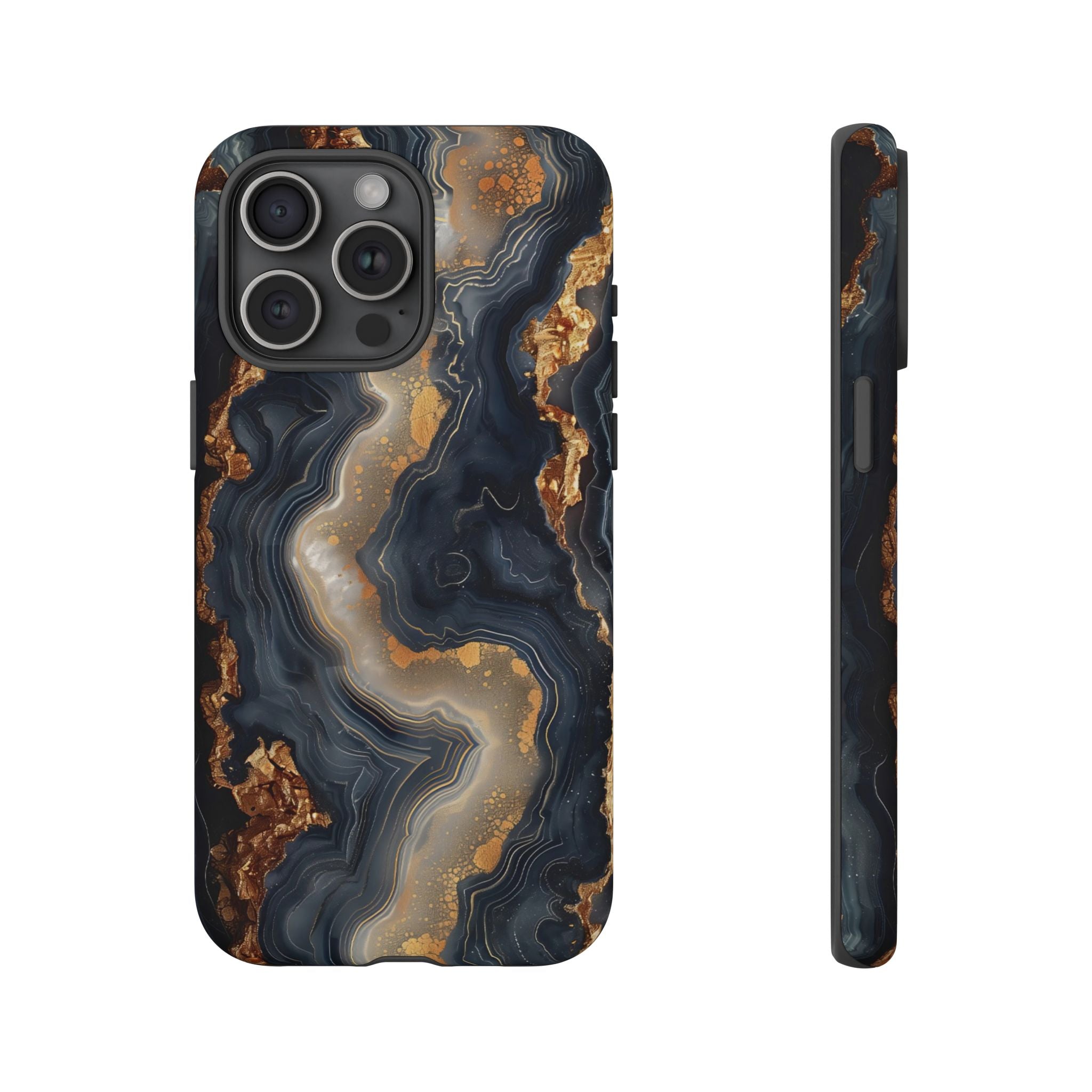 Midnight Agate Premium Tough Shining Phone Case (Double Layer) Available For All iPhone Models