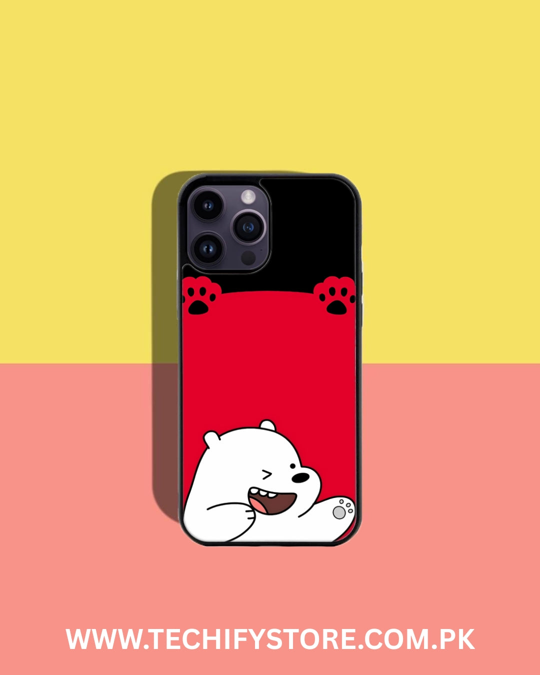 We Bear Red Paw- Gloss Case - Almost All Models