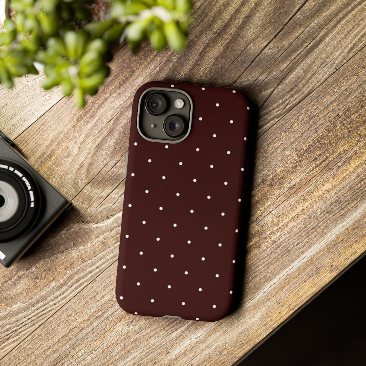 Berry Dots Premium Tough Shining Phone Case (Double Layer) Available For All iPhone Models
