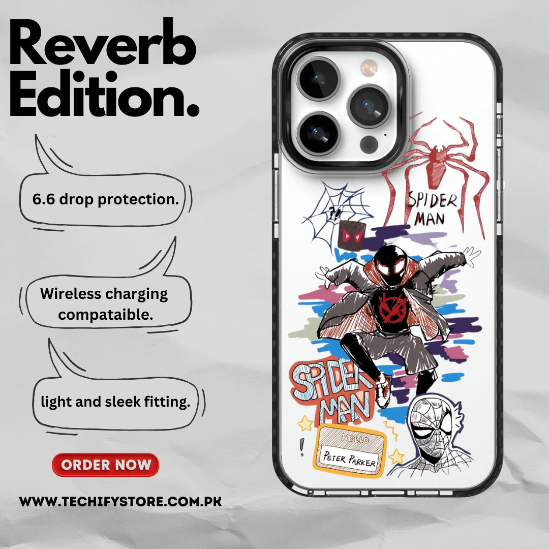 Spiderman Drip-Reverb- iPhone Cover