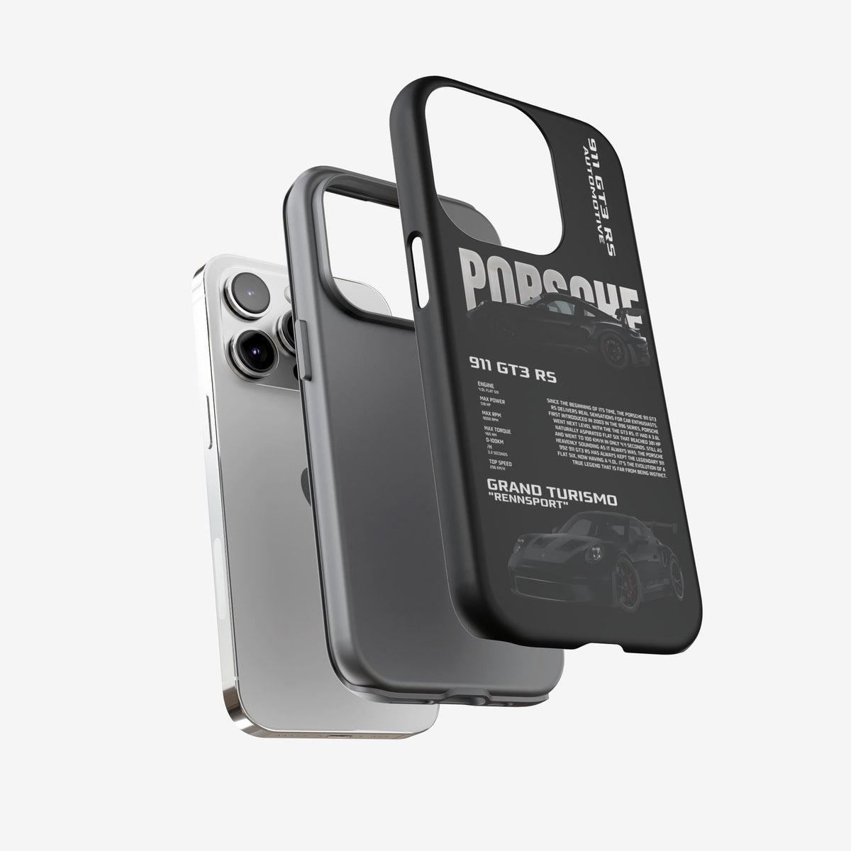 Night Racer Premium Tough Shining Phone Case (Double Layer) Available For All iPhone Models