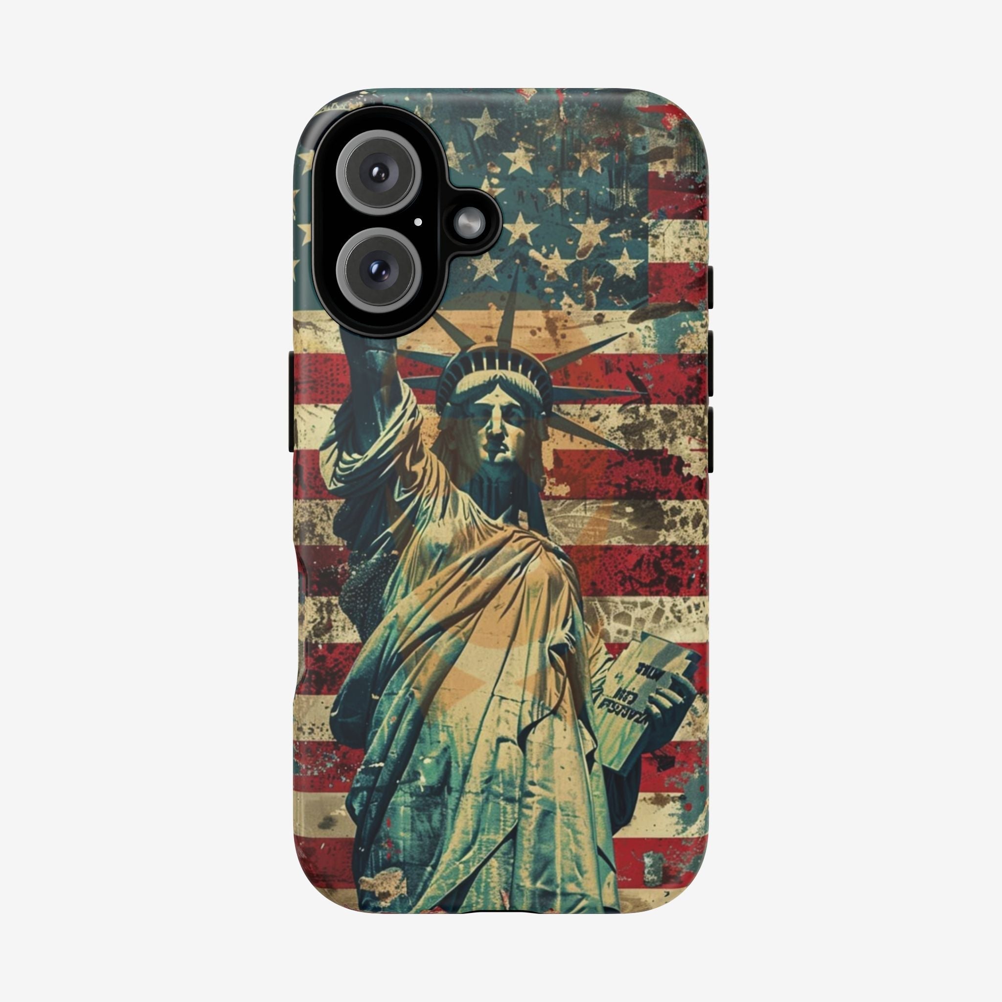 Vintage Liberty Premium Tough Shining Phone Case (Double Layer) Available For All iPhone Models