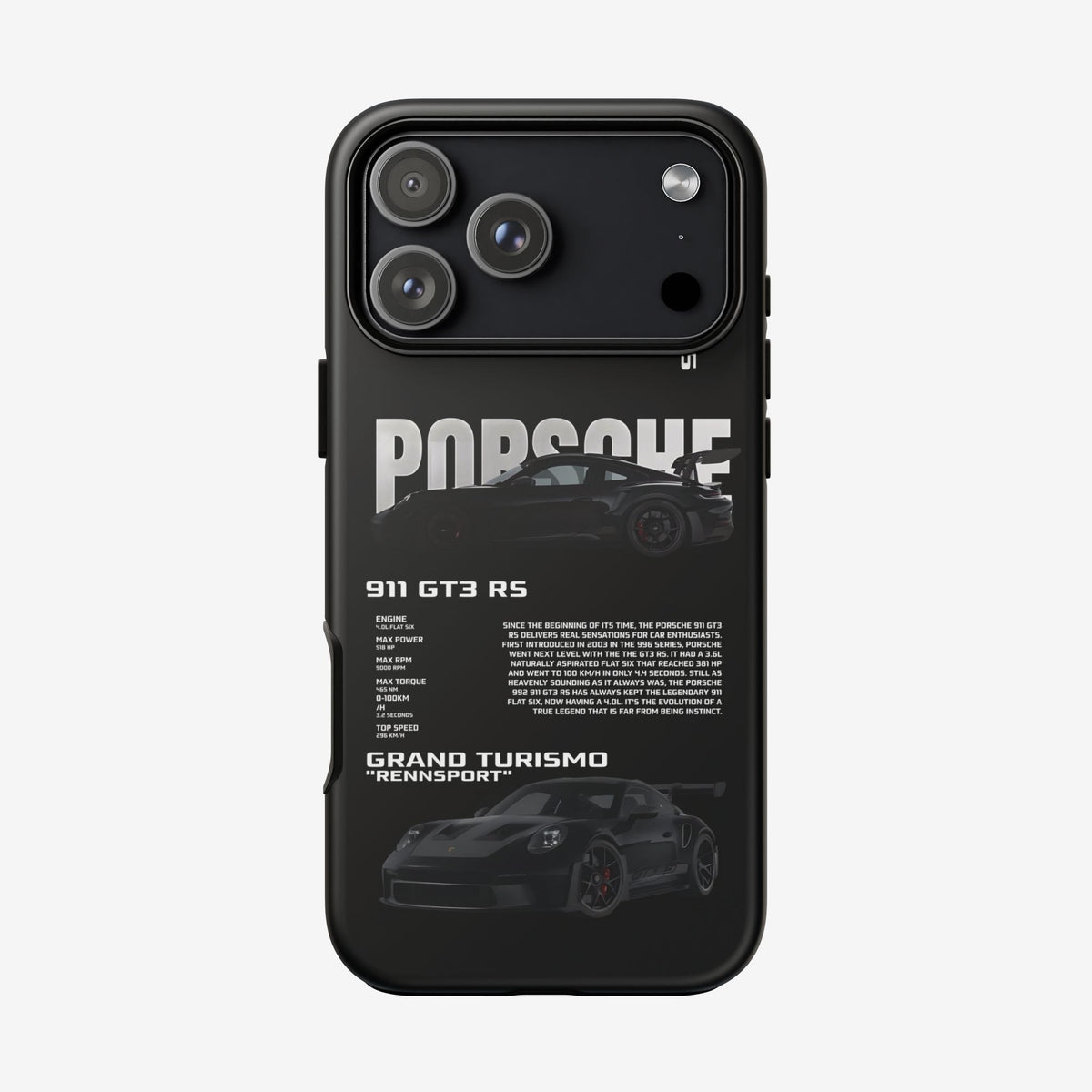 Night Racer Premium Tough Shining Phone Case (Double Layer) Available For All iPhone Models