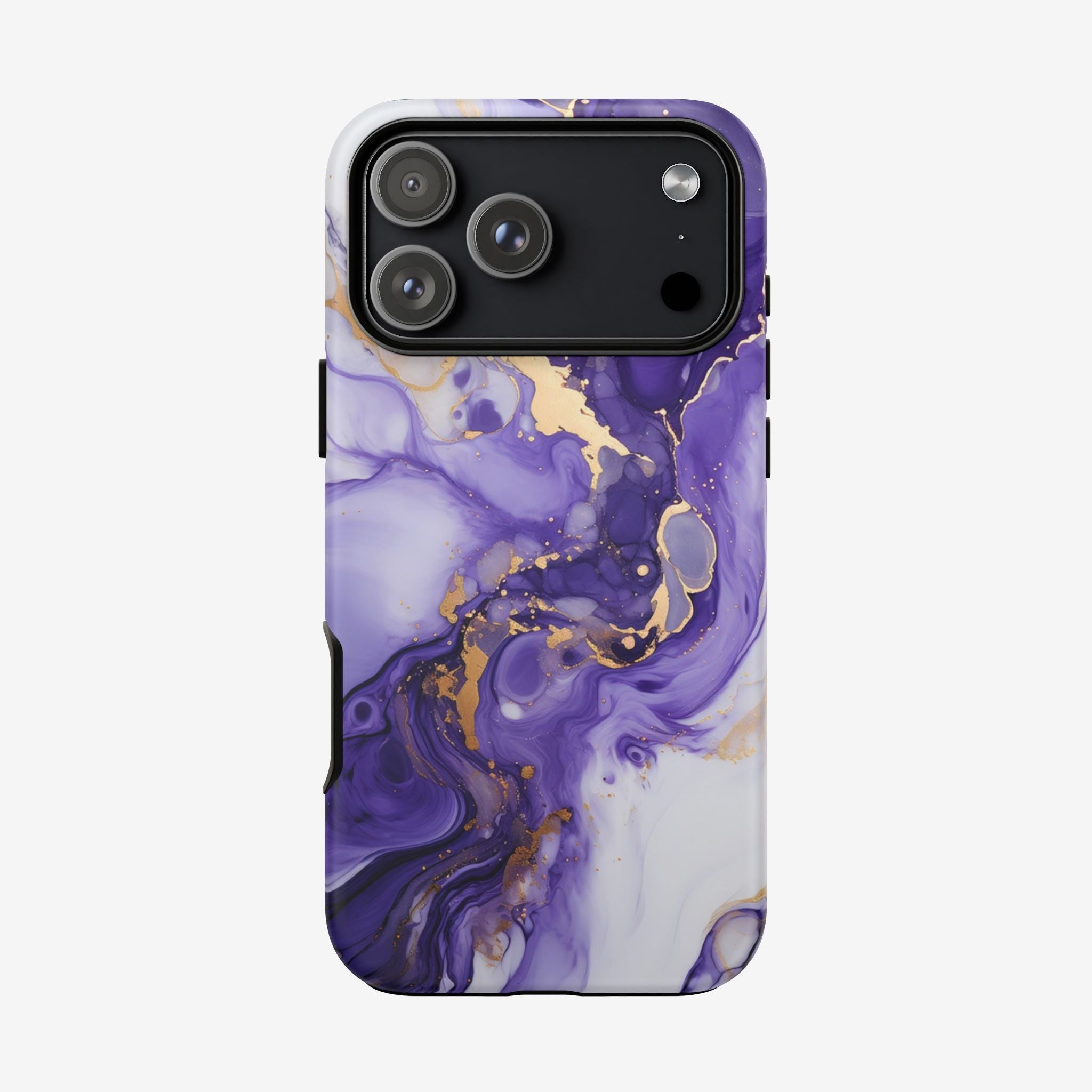 Violet Flow Premium Tough Shining Phone Case (Double Layer) Available For All iPhone Models