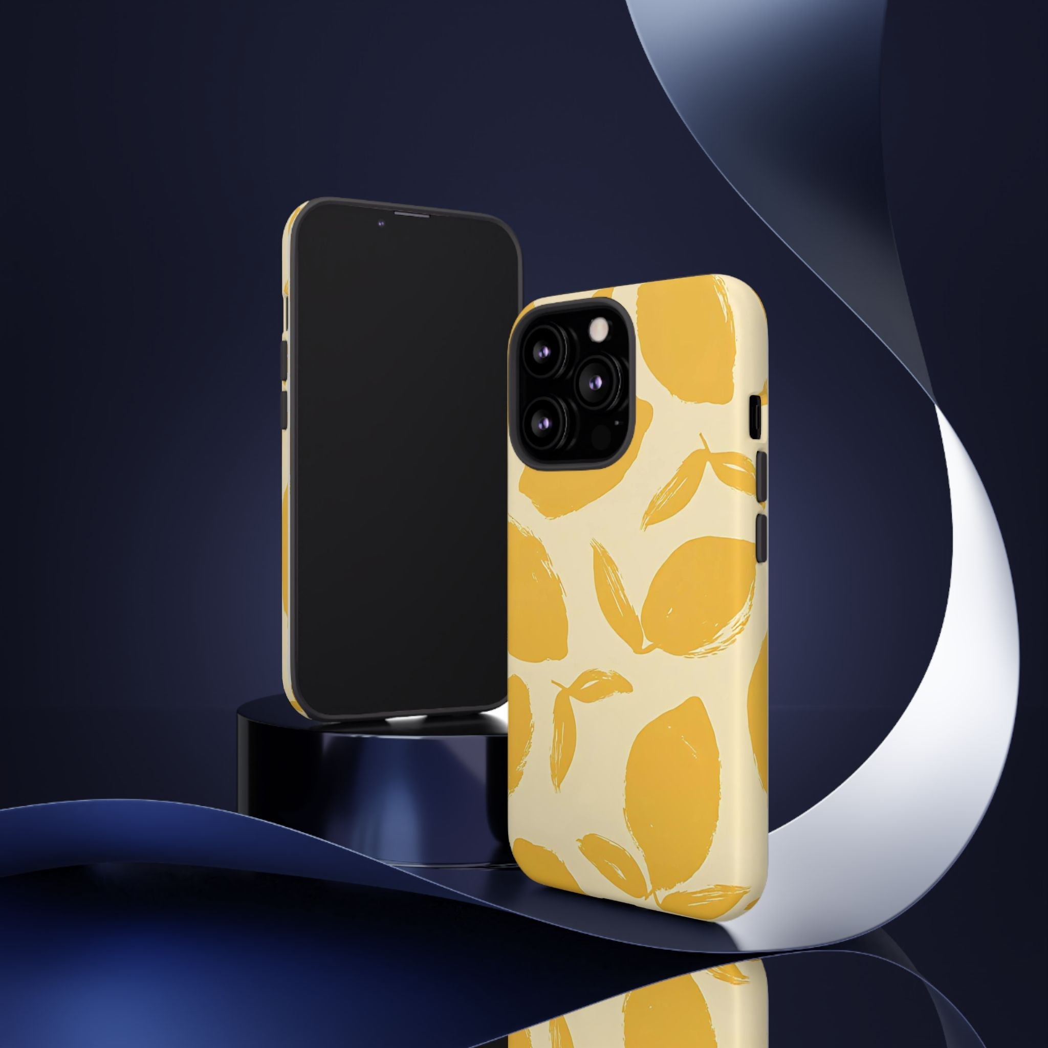 Citrus Glow Premium Tough Shining Phone Case (Double Layer) Available For All iPhone Models