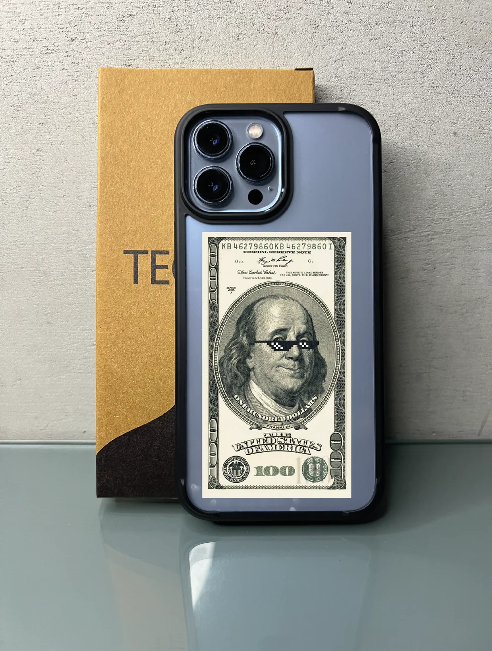 iPhone 11 Pro Max- Dollar Bill Black borders - Sale
