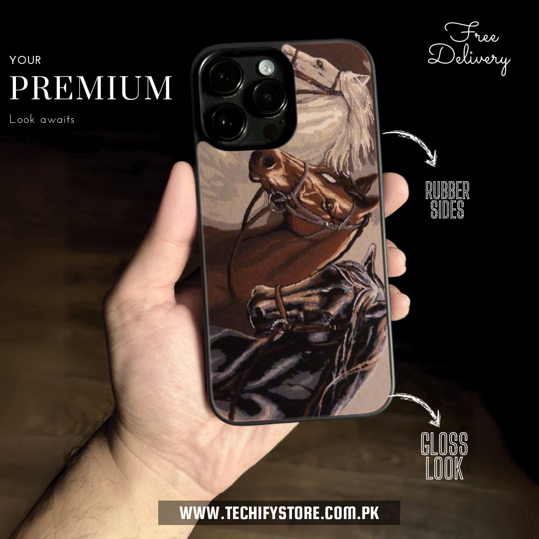 Summer Nights- Horses- Gloss Case - Almost All Models