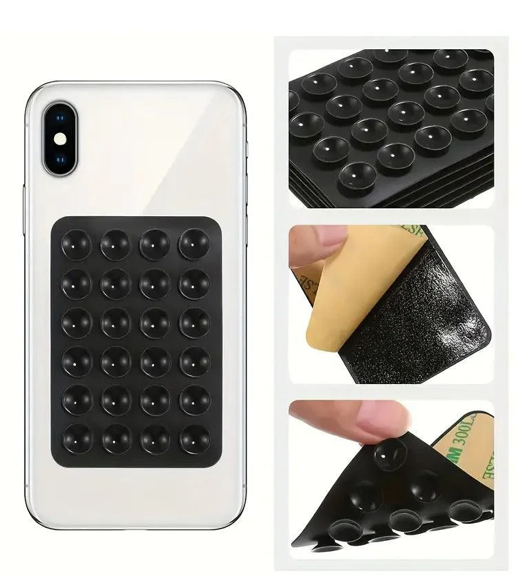 📸 Viral Silicone Suction Phone Mount & Grip! 📸