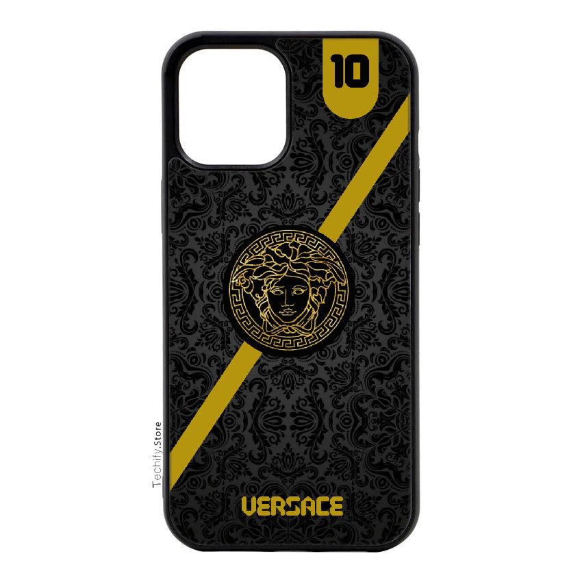 Toughened Glass Iphone 12 Pro Case Versace Versace IPhone 15 Back