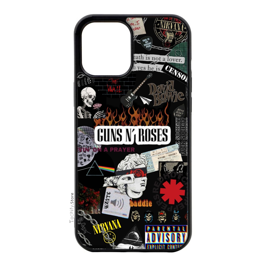 Guns and Roses- Aesthetic- Gloss Case - Almost All Models
