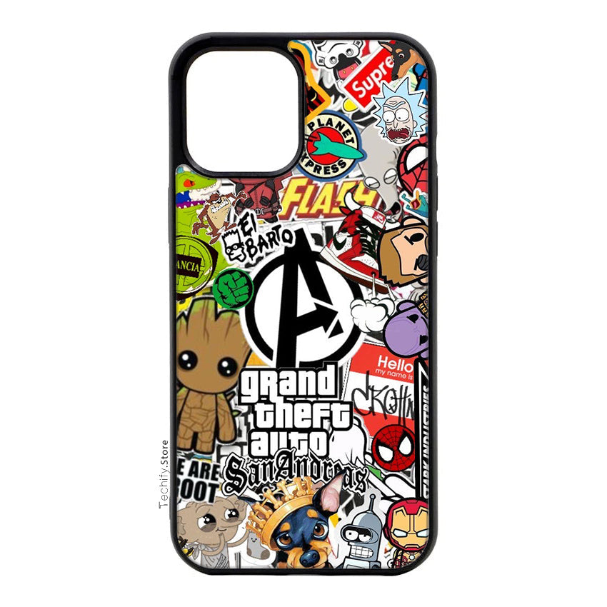 Gloss Case + Pop Socket Bundle - Custom Phone Case | Techify