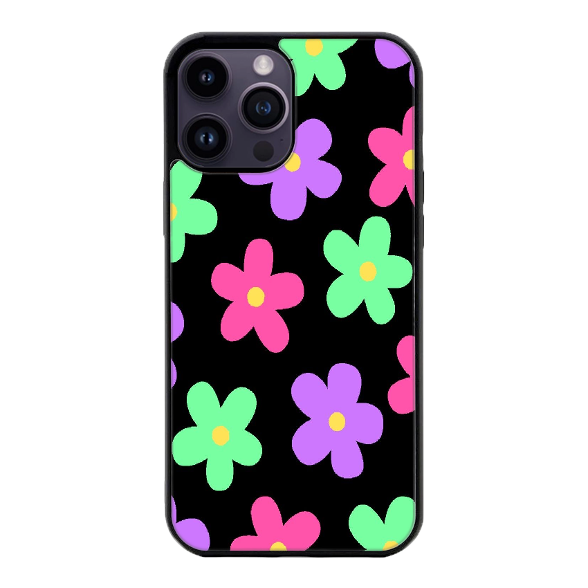 Just Flowers Aesthetic Gloss Case Almost All Models Techifystore.pk