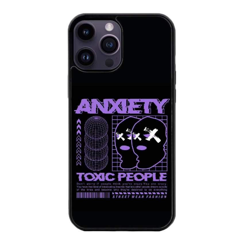 ANXIETY - NEW Aesthetic- Gloss Case - Almost All Models