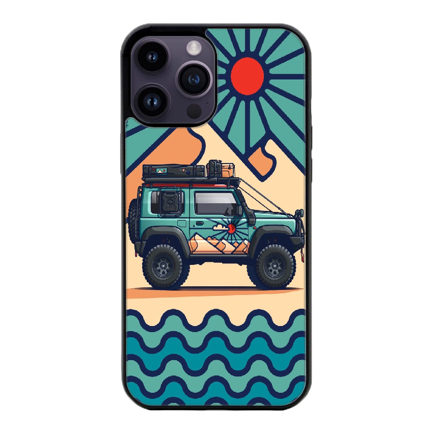 Green Mountain Jeep- Gloss Case - Almost All Models