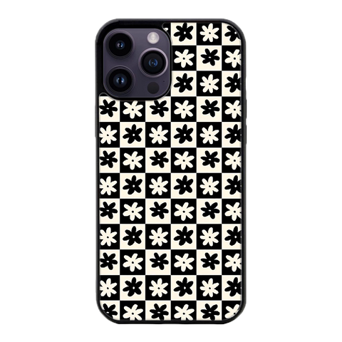 Floral Check - Gloss Case - Almost All Models
