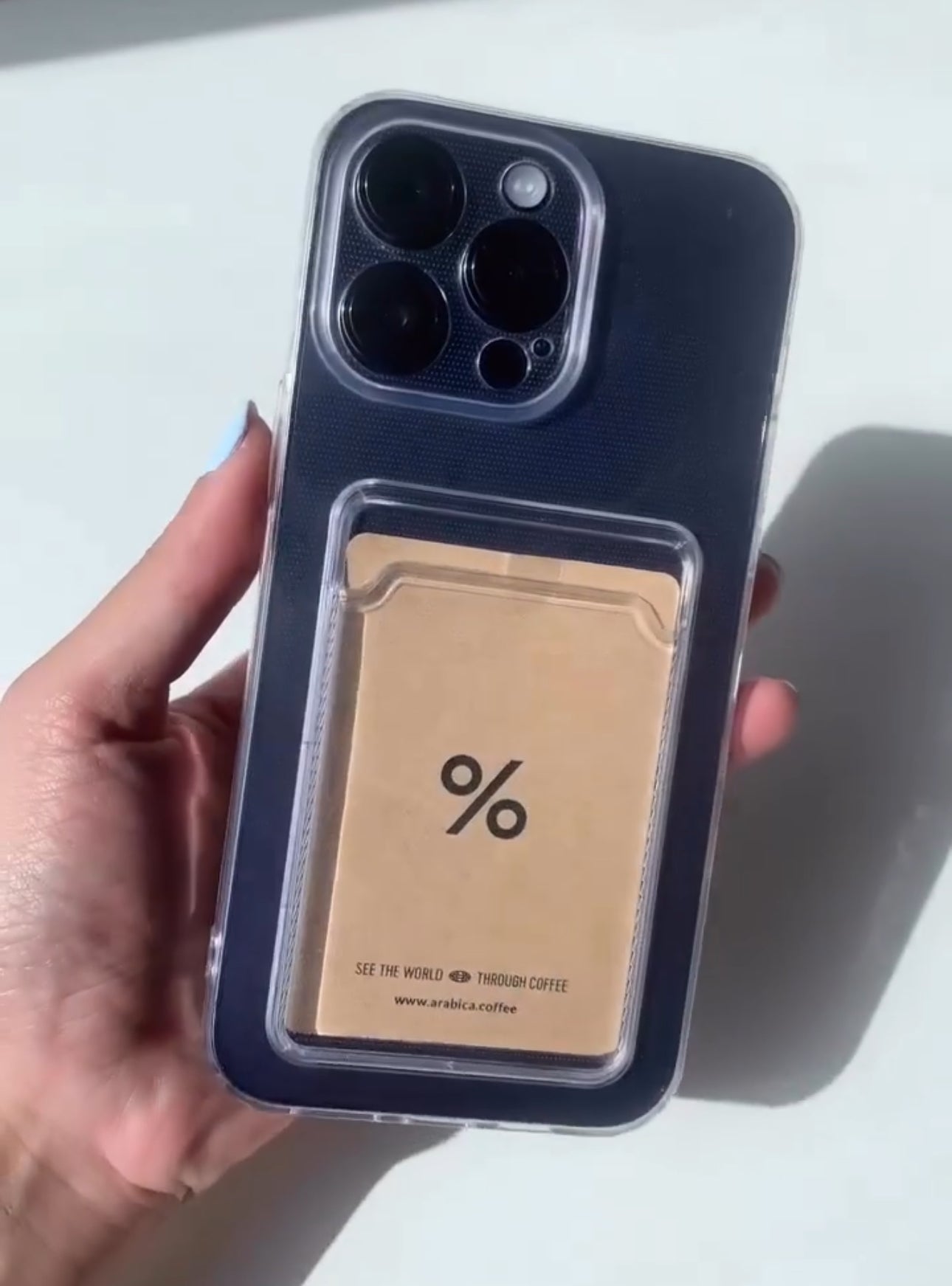 Transparent Pocket Case- Samsung