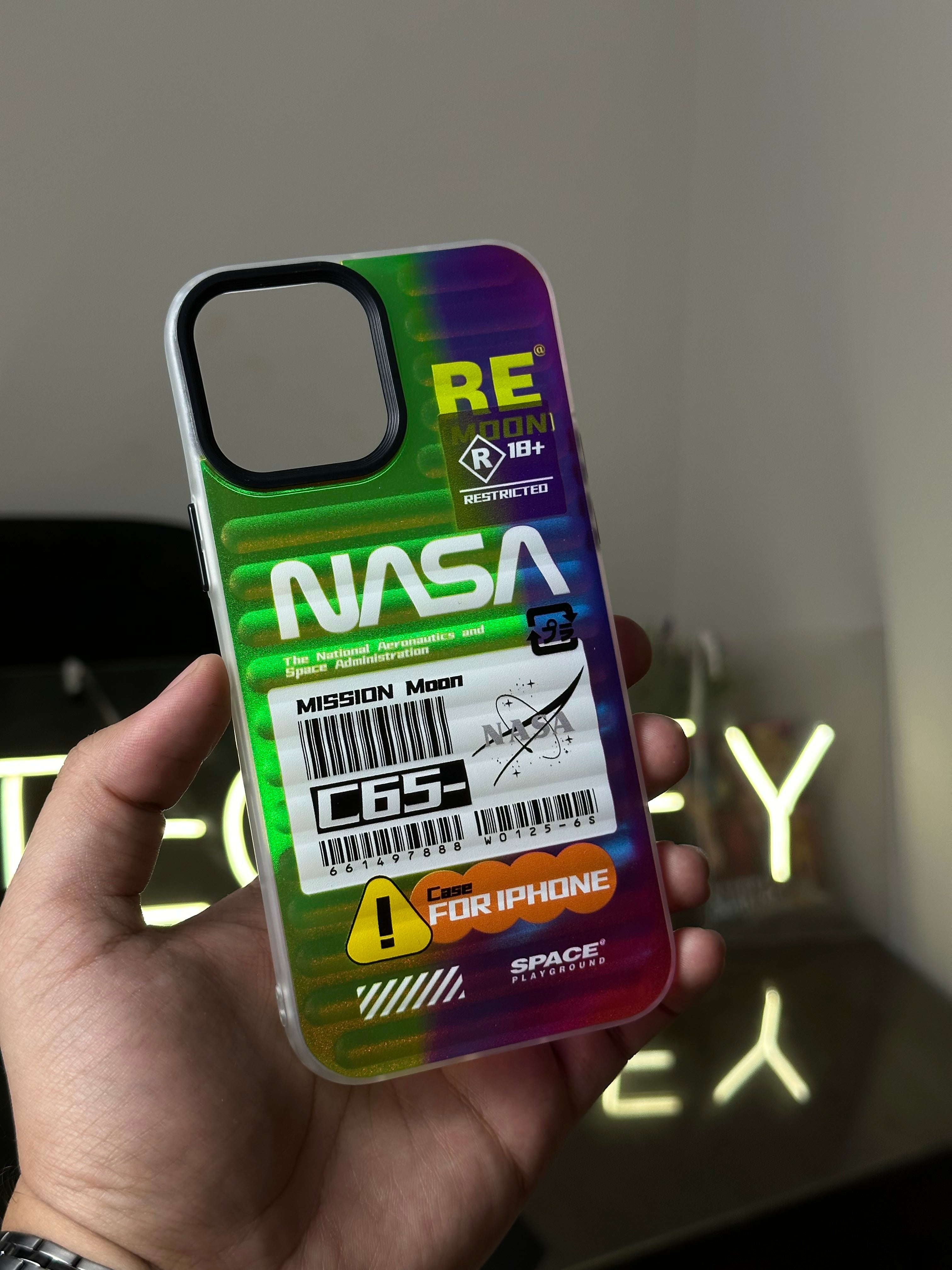 Nasa-Nike Dual Shaded 3D case- iPhone 12,13,14 Pro Max