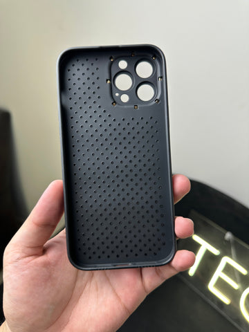 Black Puffer Case- iPhone 12 pro max, 13 pro max and 14 pro max.