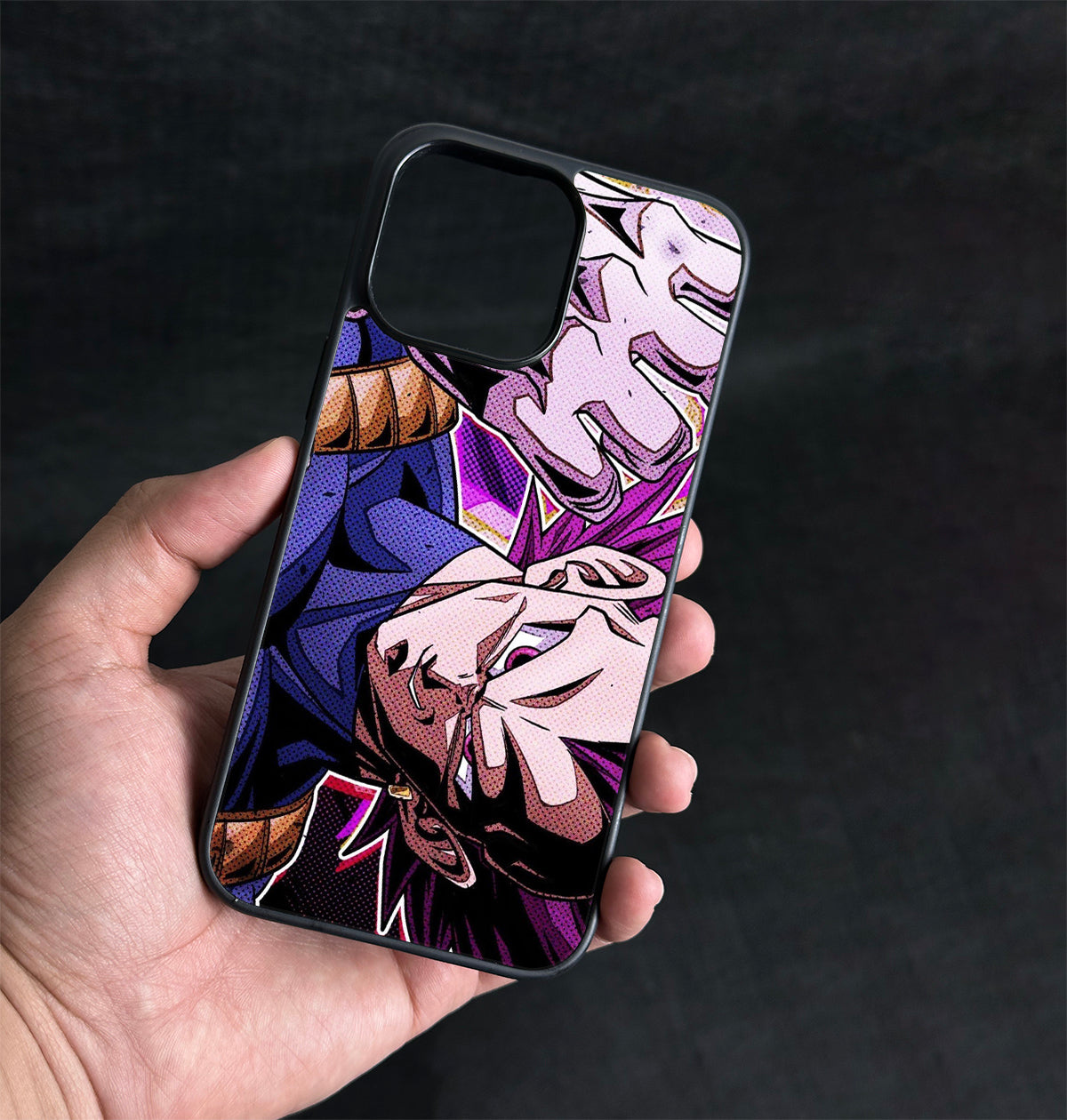Anime- Gloss - Goku Purple - iPhone 13 Pro Max