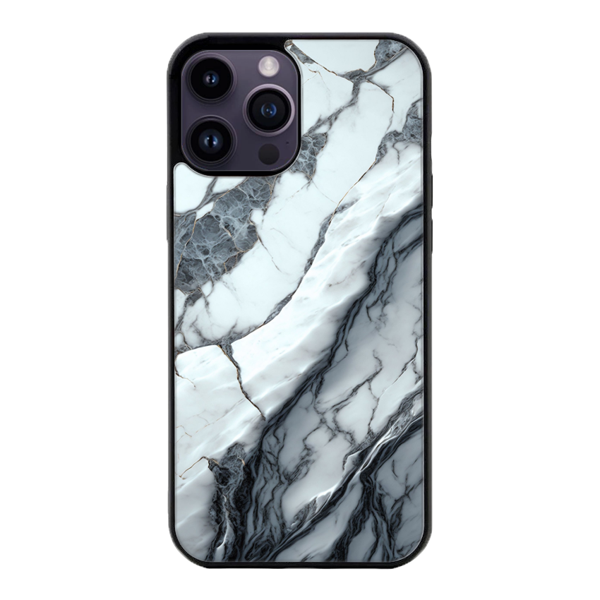 Snow Marble- Gloss Case - Almost All Models