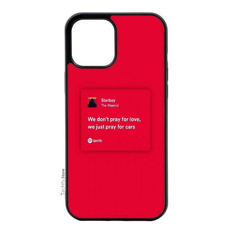 Starboy- We just pray- Red- Aesthetic- Gloss Case - Almost All Models