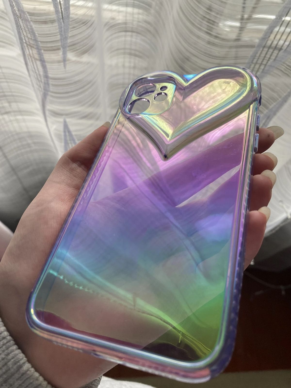 Holographic Heart Case- iPhone Only.