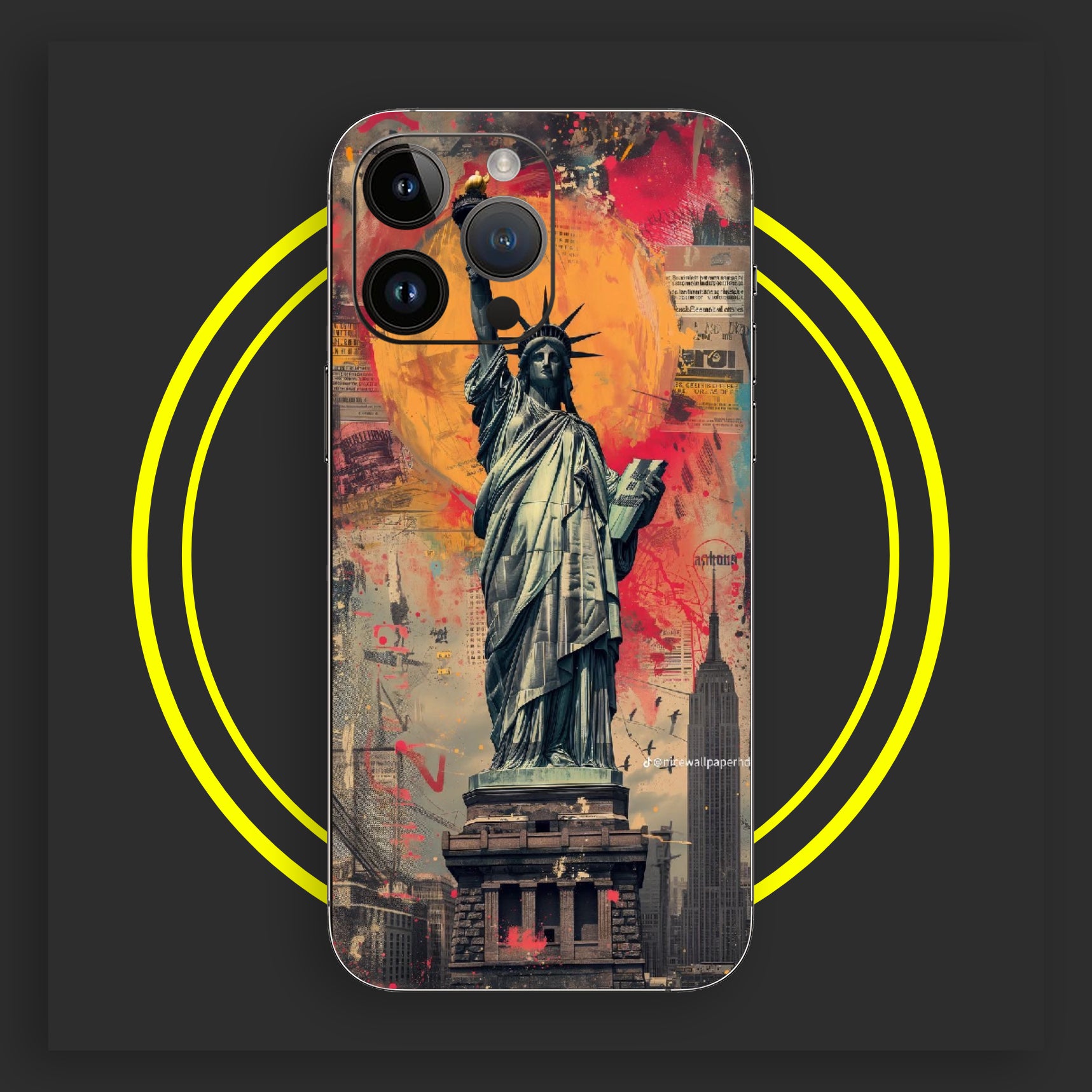 New York- Matte Phone Skin - Almost All Models