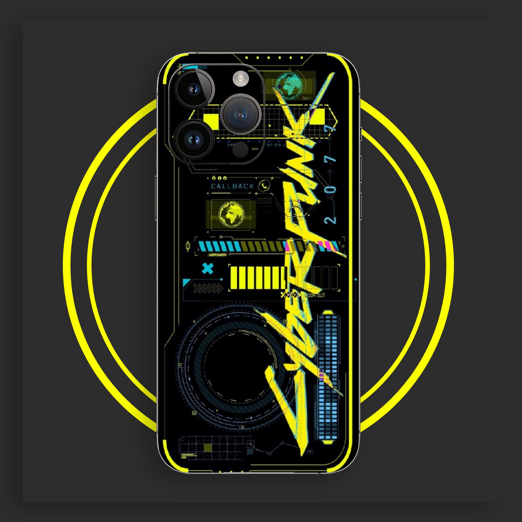 Cyber Punk- Matte Phone Skin - Almost All Models