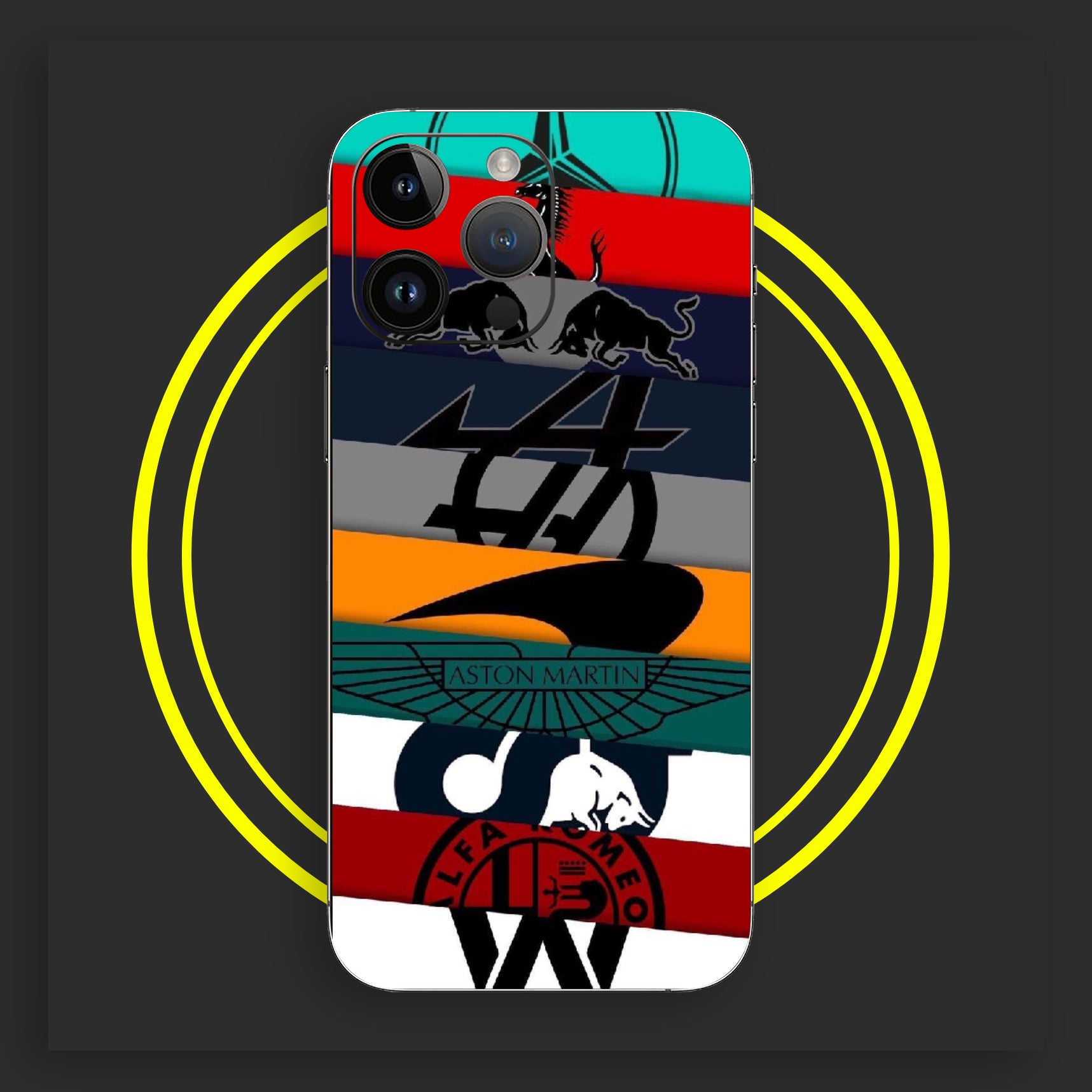 Cars Montage - Matte Phone Skin - Almost All Models