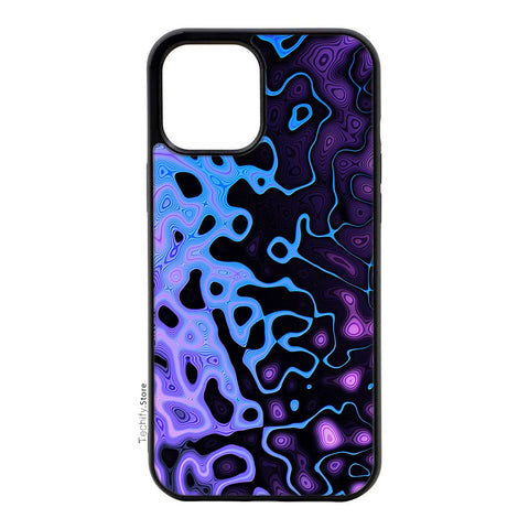 Trippy Blue and Purple- Aesthetic- Gloss Case - Almost All Models