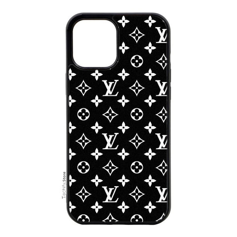 LV- Black and White- Gloss Case - Almost All Models