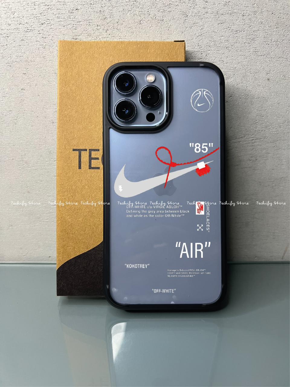 Nike - Black Borders- iPhone Cover