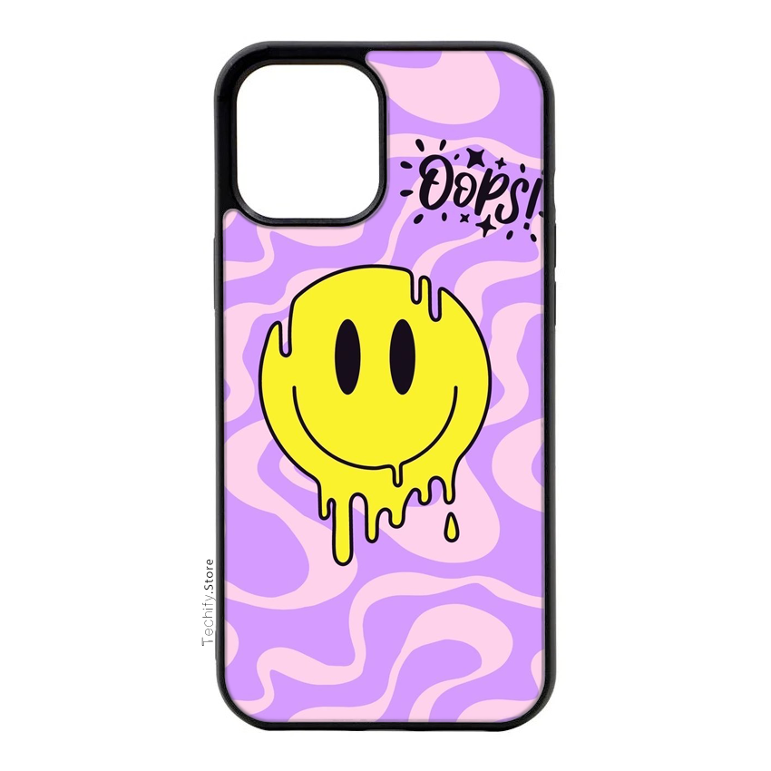 Purple Dripping Smiling - Aesthetic- Gloss Case - Almost All Models