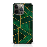 iPhone 14 Pro Max - Geometric Marble Series - Premium Gloss Case