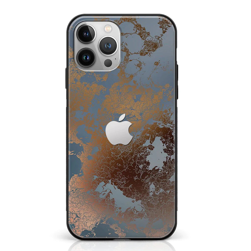 iPhone 14 Pro Max - Apple Logo Series - Premium Printed Glass Case