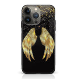 iPhone 14 Pro Max- Angel Wings Series - Premium Printed Glass