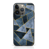 iPhone 14 Pro Max - Geometric Marble Series - Premium Gloss Case