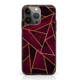 iPhone 14 Pro Max - Geometric Marble Series - Premium Gloss Case