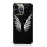 iPhone 14 Pro Max- Angel Wings Series - Premium Printed Glass