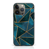 iPhone 14 Pro Max - Geometric Marble Series - Premium Gloss Case