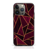iPhone 14 Pro Max - Geometric Marble Series - Premium Gloss Case