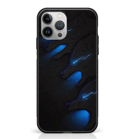 iPhone 14 Pro Max - Black Art Series - Premium Printed Glass Case