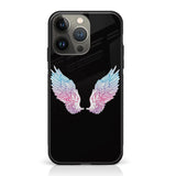 iPhone 14 Pro Max- Angel Wings Series - Premium Printed Glass