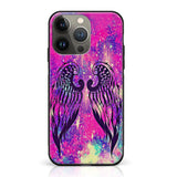 iPhone 14 Pro Max- Angel Wings Series - Premium Printed Glass