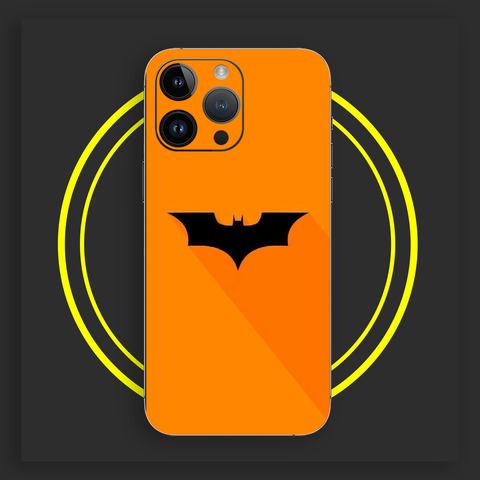 Orange Batman Matte Phone Skin - Almost All Models
